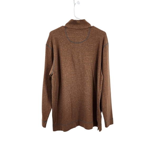 Tommy Bahama Men's Cotton Blend Solid Zip Up Sweater - S - Picture 5 of 6